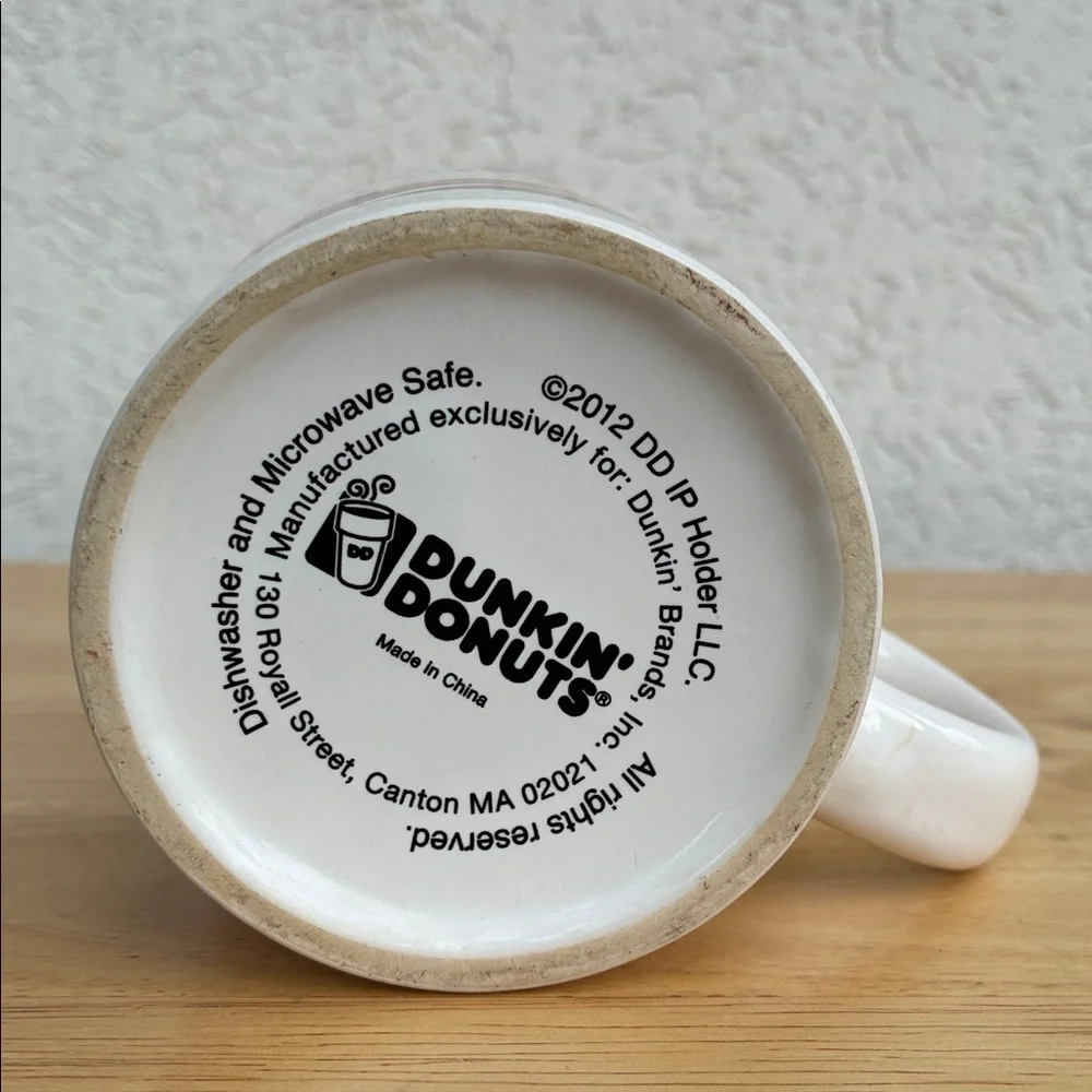 Dunkin’ Donuts Massachusetts mug 2012. - Picture 8 of 9